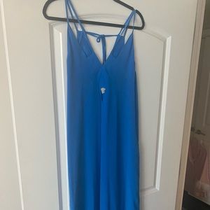 Royal blue maxi dress from Michelle Mason